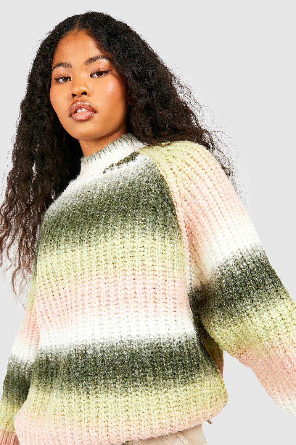 Boohoo rainbow clearance jumper